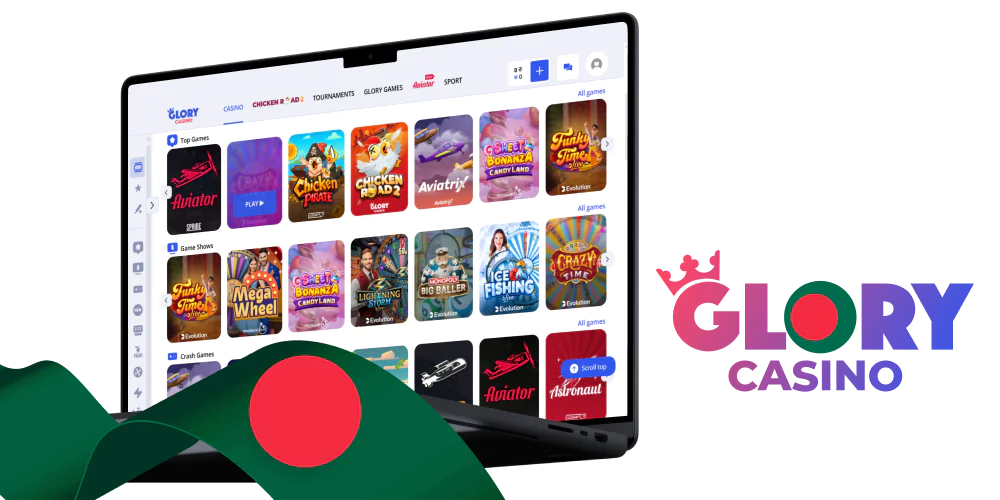 Glory Casino current games in Bangladesh